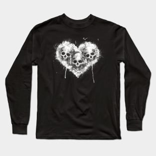 Love Hurts White Long Sleeve T-Shirt